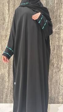 Dual Embroidery in Tiffany Blue