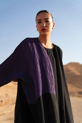 Linen Blend in Purple