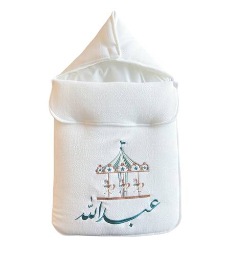 تطريز مدس ابيض حسب الطلب 