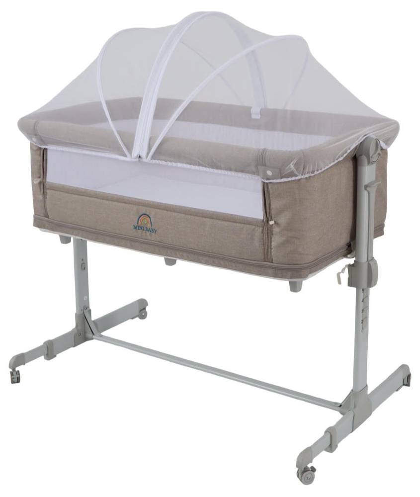 سرير اطفال ماركة ميني بيبي متعدد المميزات 100x60