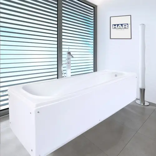بانيو 120×70 سم فوق البلاط