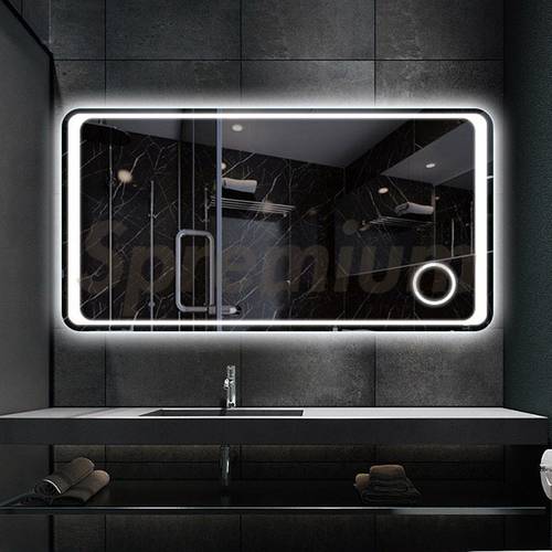مراية مضيئة ثلاثة الوان LED مقاس 120X70CM