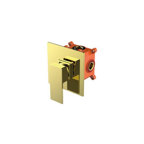 خلاط دش مخفي ذهبي كامل خط (086312) BRONZO 1W