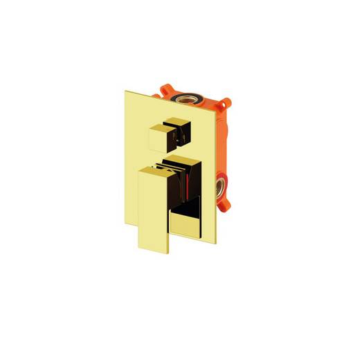 خلاط دش مخفي ذهبي كامل خطين (085259) BRONZO 2W