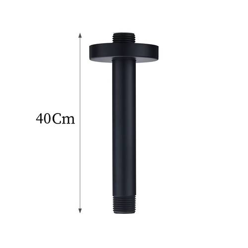 ذراع دش مطري اسود دائري  سقفي 40cm