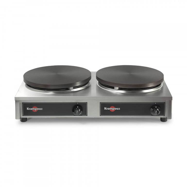 Double Crepe Maker in Round Shape from KRAMPOUZ