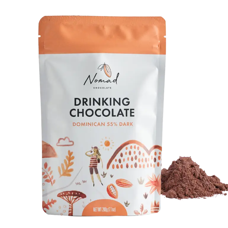 Nomad Drinking Chocolate Dominican 55% 200G