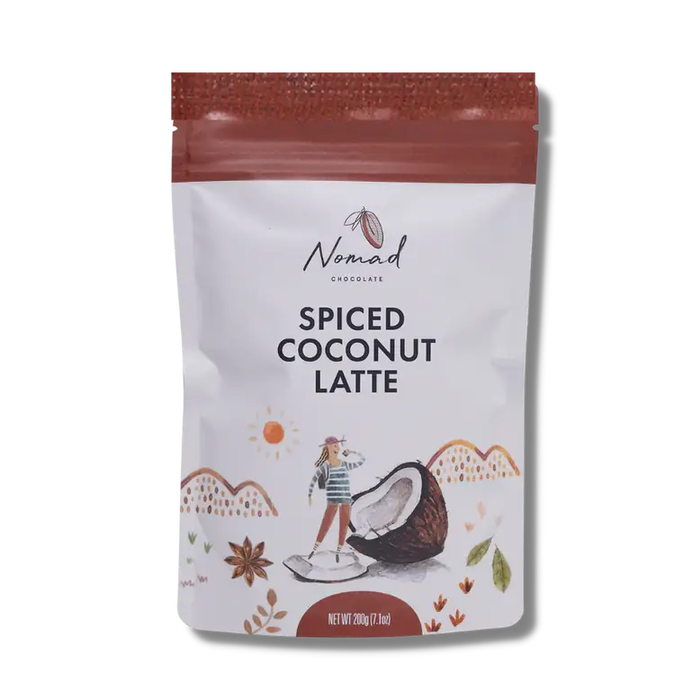 Nomad Drinking Chocolate Spiced Coconut Latte 200G