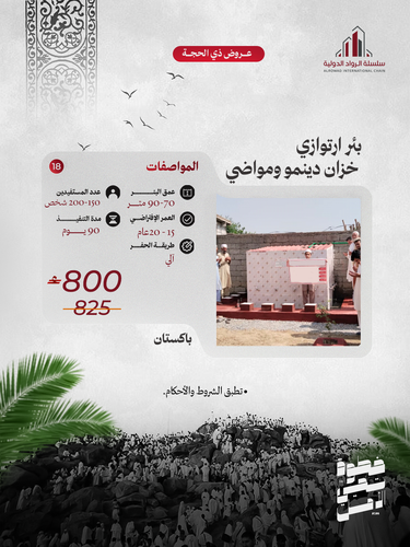 بئر ارتوازي خزان دينمو ومواضي (باكستان )