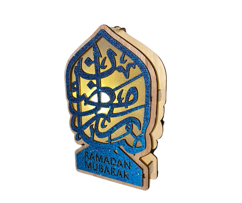 زينة تعليق رمضاني خشب