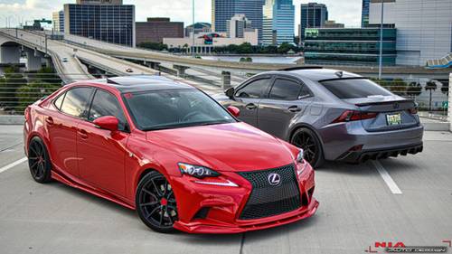فل بدي كيت ( لحيه + زوايد جانبية + زوايد صدام خلفي ) لكزس IS 2014-2016 F-SPORT