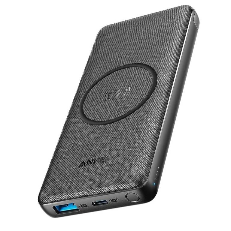 باور بنك 10 الف ماج سيف ومدخل pd ومدخل usb من انكر قماشي