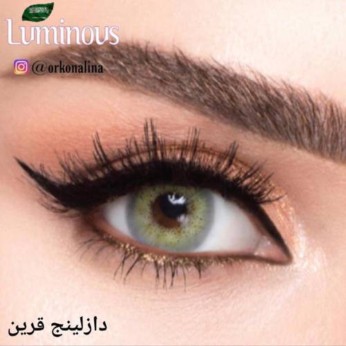 عدسات تجميلية لون دازلنق قرين - لومينوس OA306