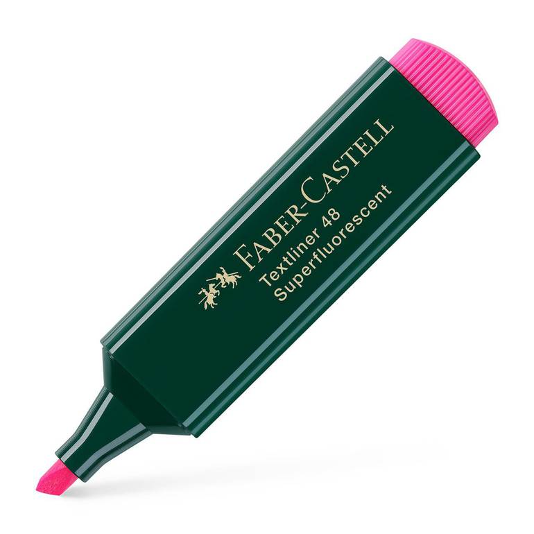قلم تظهير وردي Faber-Castell 