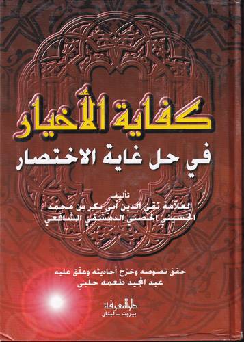 كفاية الاخيار في حل غاية الاختصار