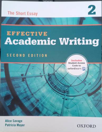 effective academic writing 2 the short essay patricia mayer