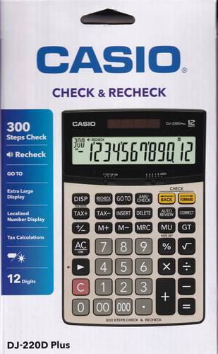 آلة حاسبة كاسبو مكتبي Casio DJ-220D Plus