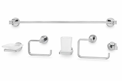 ZEGOR Chrome Bathroom Accessory Set