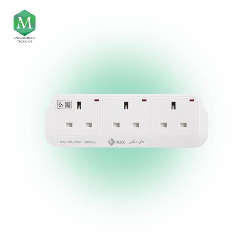 3 Outlet 13A Cordless Power Strip