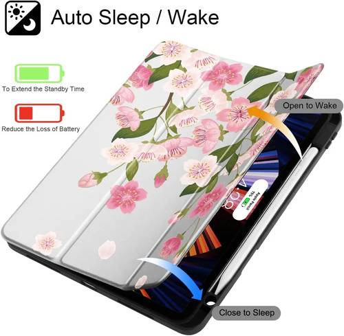 حافظة iPad بتصميم الزهرة