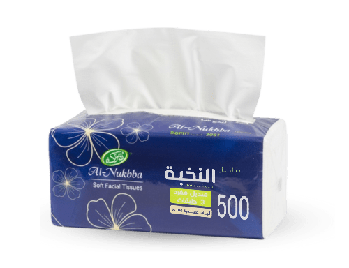 مناديل النخبة 40 علبة × 500 منديل (3 طبقات)