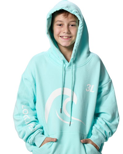 Wave Hoodie Baby Blue