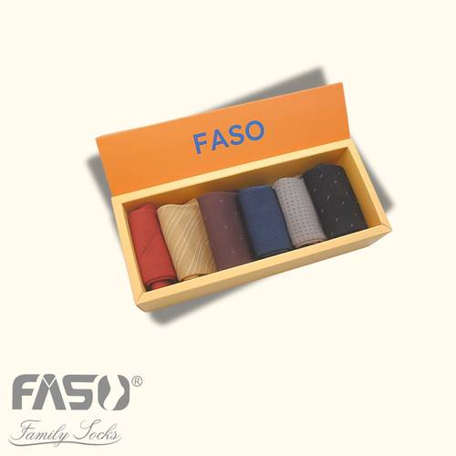 Men's formal sock box, 6 pieces