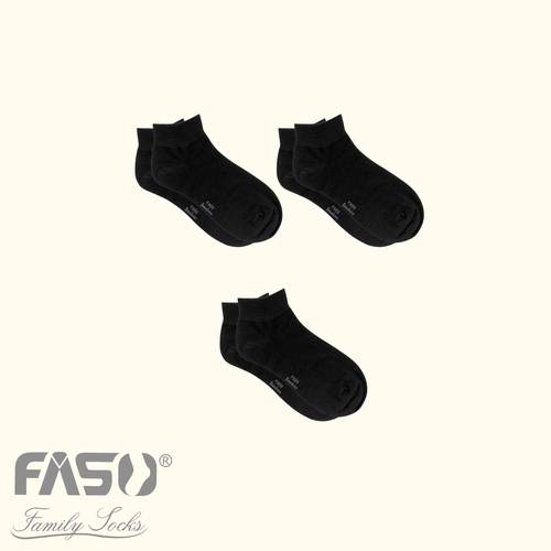 3-pack men's athletic over-the-heel bamboo socks in various styles