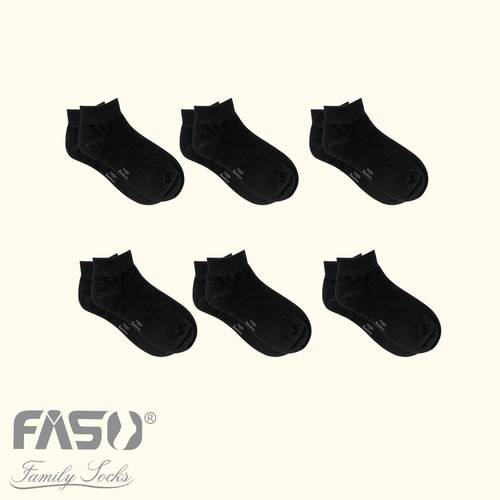6-pack men's athletic over-the-heel bamboo socks in various styles