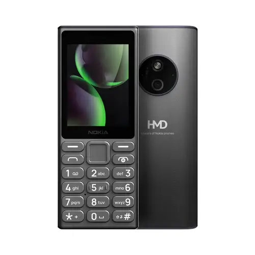 نوكيا 125 ,4G ,شريحيتن اتصال + كاميرا خلفية - أسود