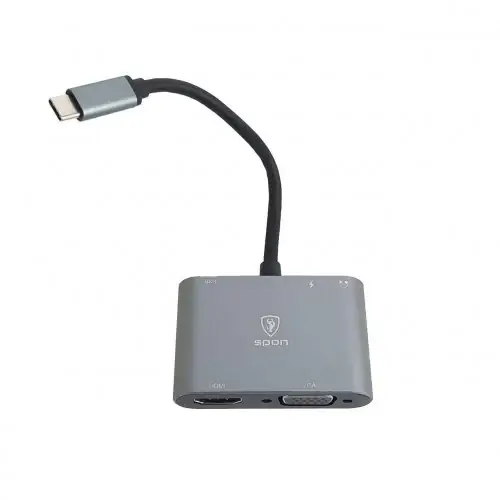 وصله منفذ تايب سى SP HD+VGA