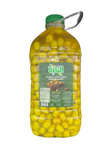 زيتون سلقيني أخضر جالون