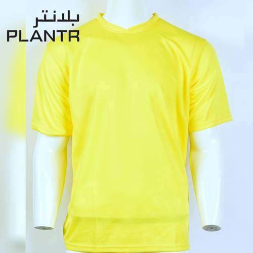 تيشيرت رياضي اصفر