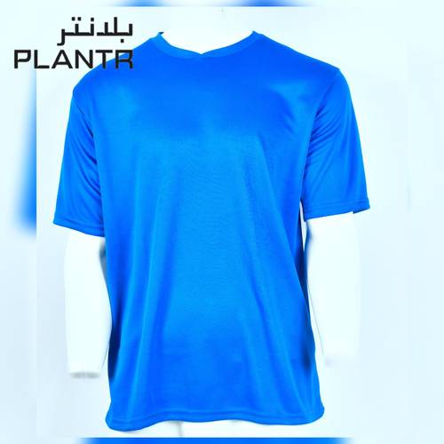 تيشيرت رياضي أزرق