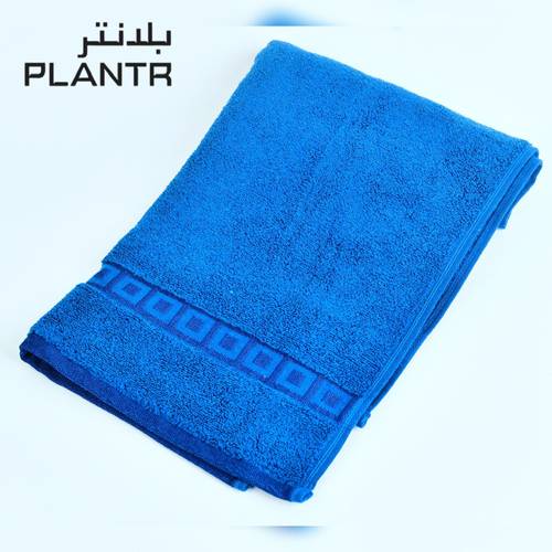 منشفة لون أزرق