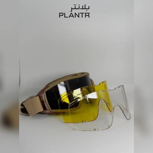 نظارة زوابع تكتيكه لون خاكي