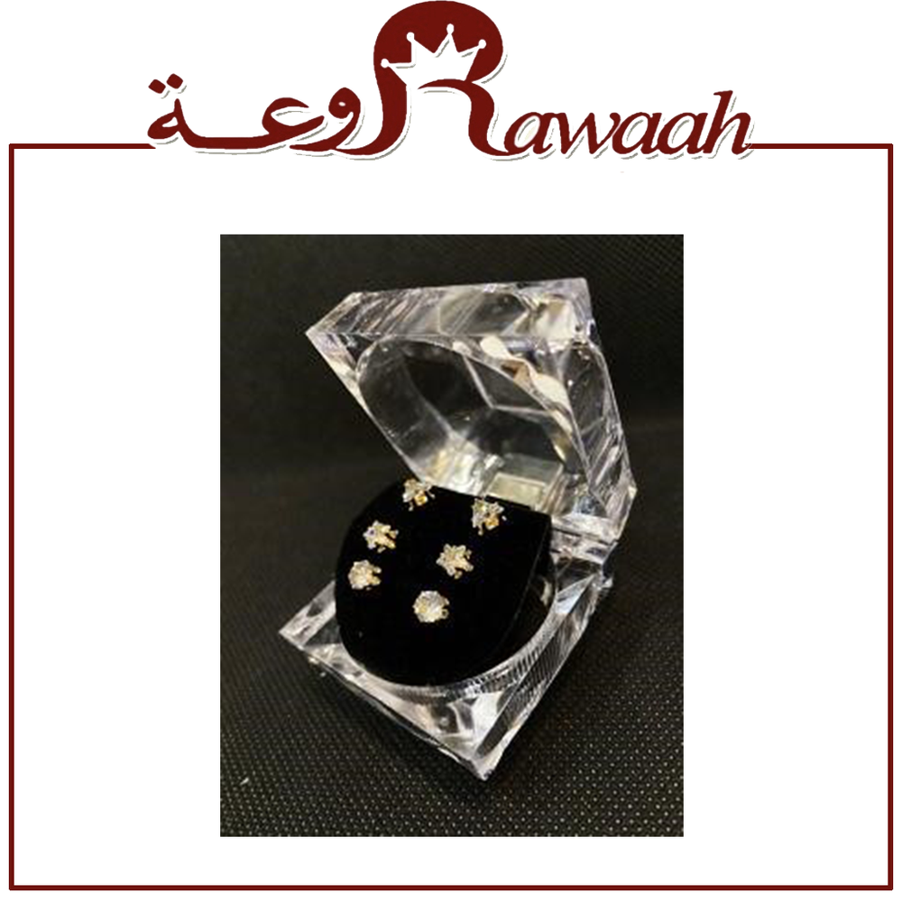 اقراط نسائية كريستال مجموعة 