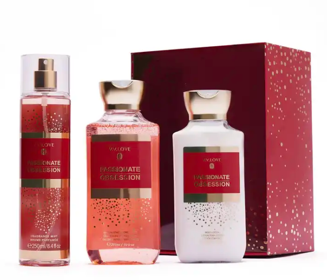 طقم معطر جسم في في لوف 3 قطع - passionate obsession 