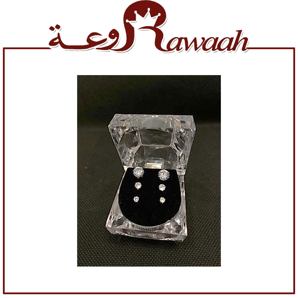 اقراط نسائية كريستال مجموعة 