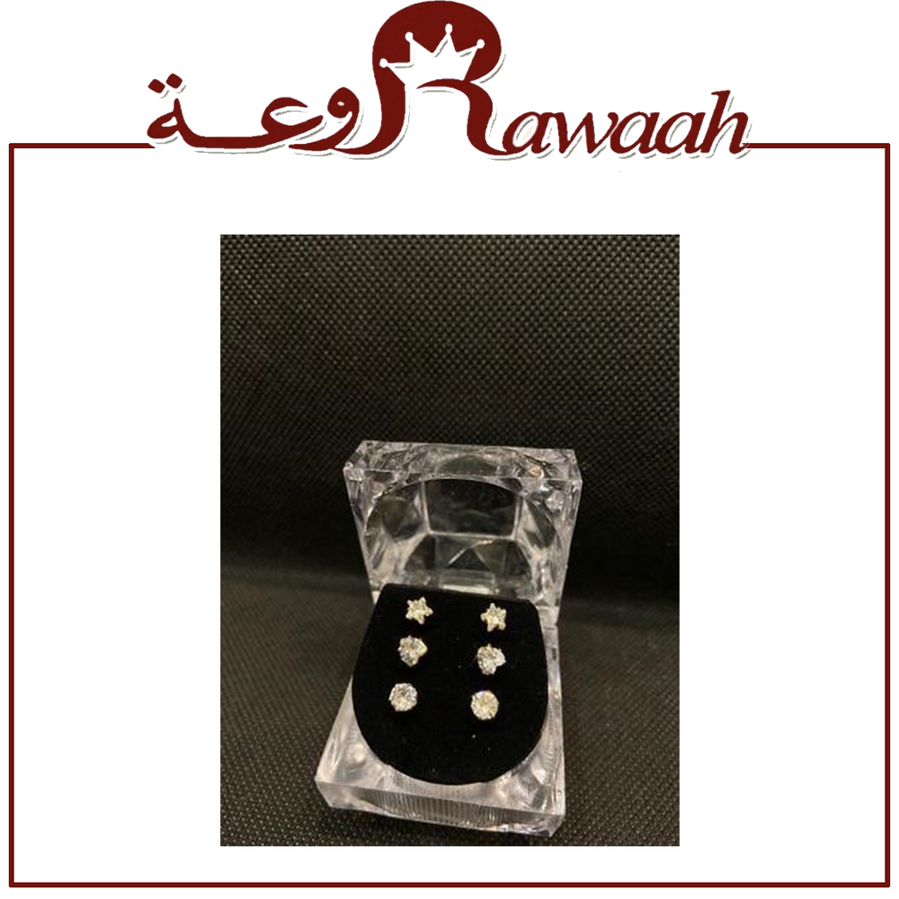 اقراط نسائية كريستال مجموعة 