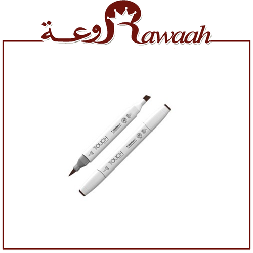 تاتو قلم ابيض  - اللون بني