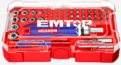 مجموعة رؤوس مفكات 55 قطعة - 55 Pcs screwdriver bits set