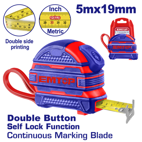 EMTP25101 Steel measuring tape