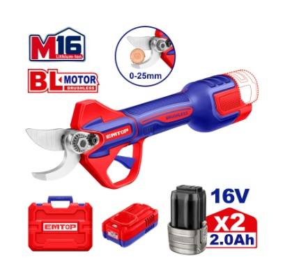 مقص تقليم كهربائي لاسلكي 16 فولت بمحرك Brushless