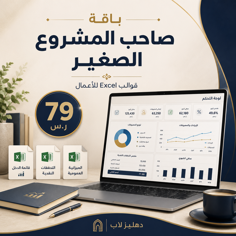باقة صاحب المشروع الصغير | قوالب مالية وإدارية