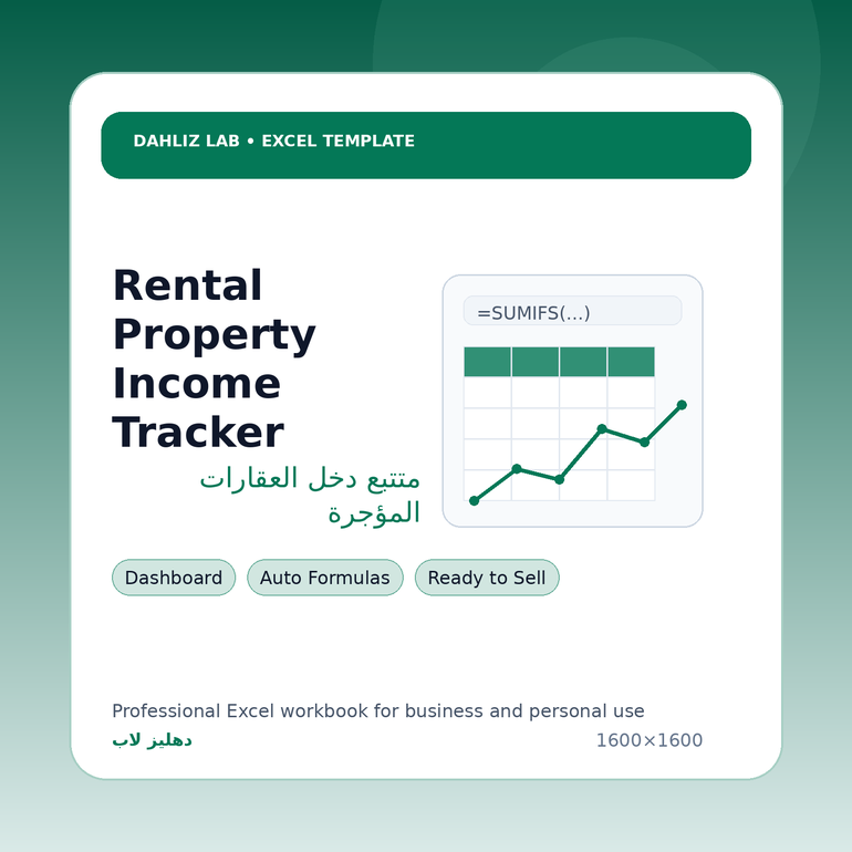 متتبع دخل العقارات