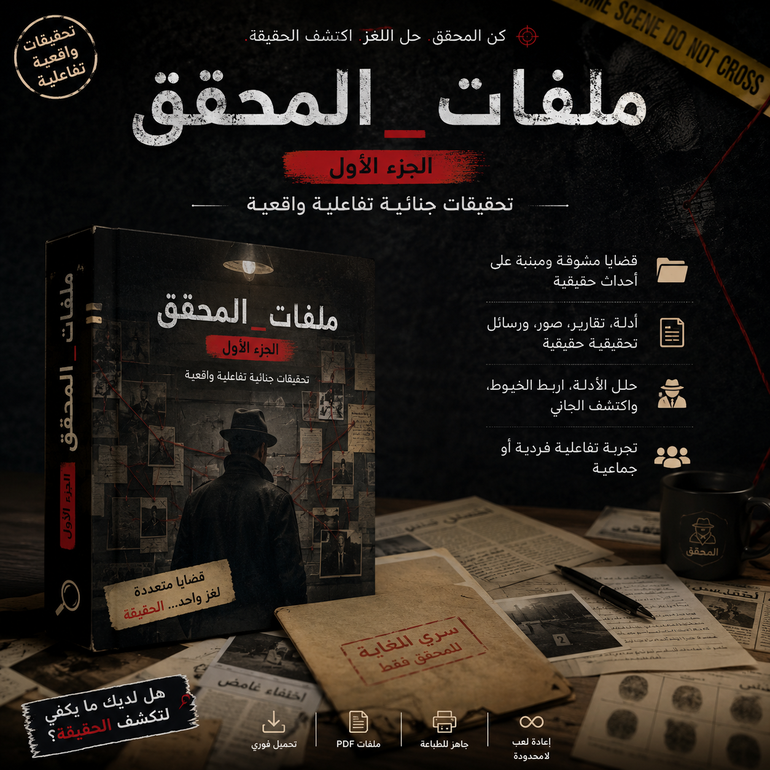 ملفات المحقق – الجزء الأول