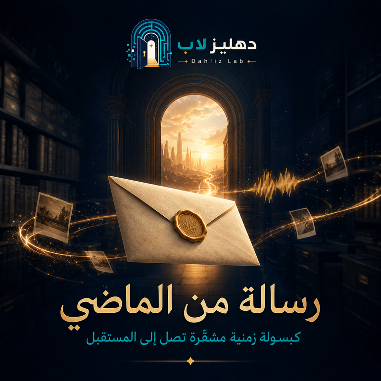 رسالة من الماضي | كبسولة زمنية رقمية مشفّرة