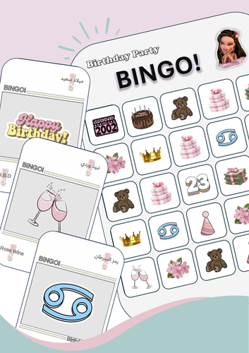 بينقو يوم الميلاد | Birthday Bingo
