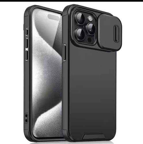 حافظة مقاومة للصدمات لهواتف آيفون 11 إلى 17 Pro Max – حماية كاملة للكاميرا والشريحة